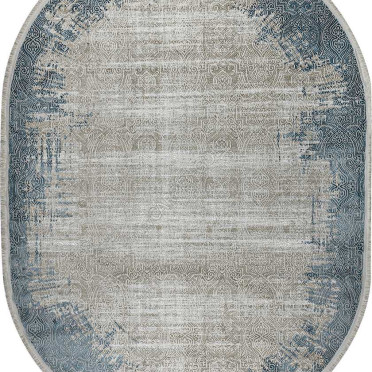 36949A OVAL BEIGE / BLUE Sanat Viscon