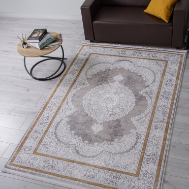 Ковер 26162A - GREY / WHITE - Прямоугольник - коллекция ANATOLIA