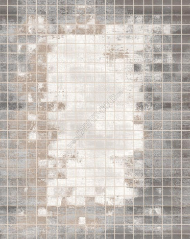 Ковер российский 20131-25126 Премиум (Полиэстер, бежевый, серый)