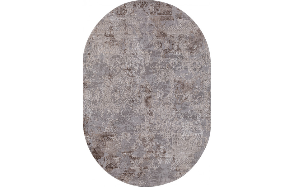 Ковер 03851C - GREY / BROWN - Овал ARMINA