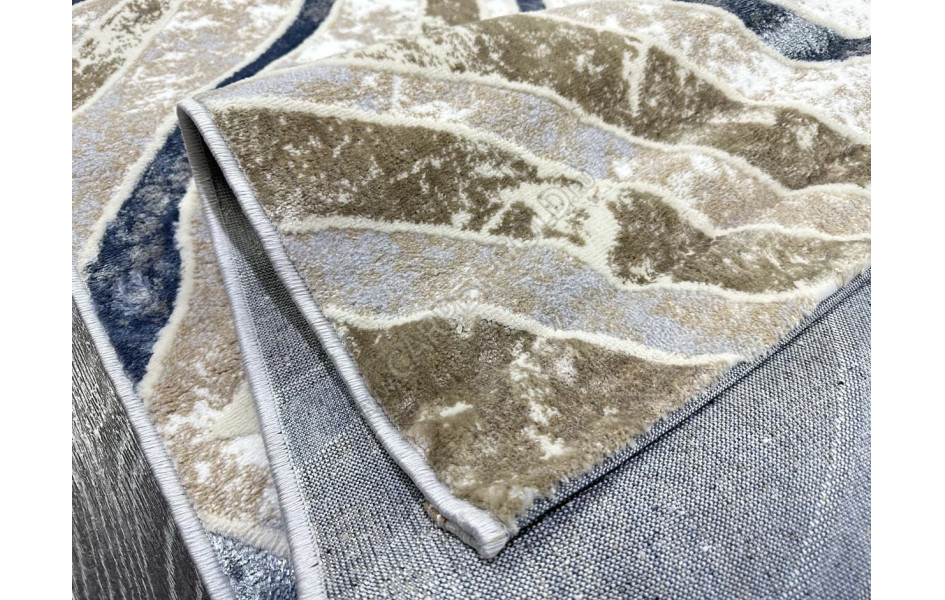 D066A_CREAM SHIRINK BLUE FDY Semnan