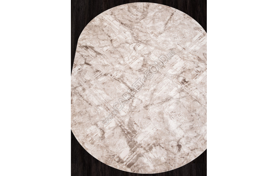 Ковер 04074A - BROWN / BROWN - Овал - коллекция ARMINA