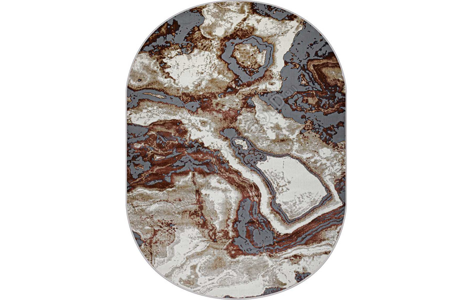 Турецкий ковер Regnum 37601A OVAL TERRA / L.BEIGE