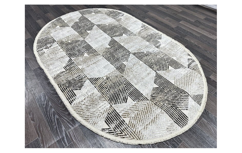 Ковер с ромбами Gordion 16164_1 овал