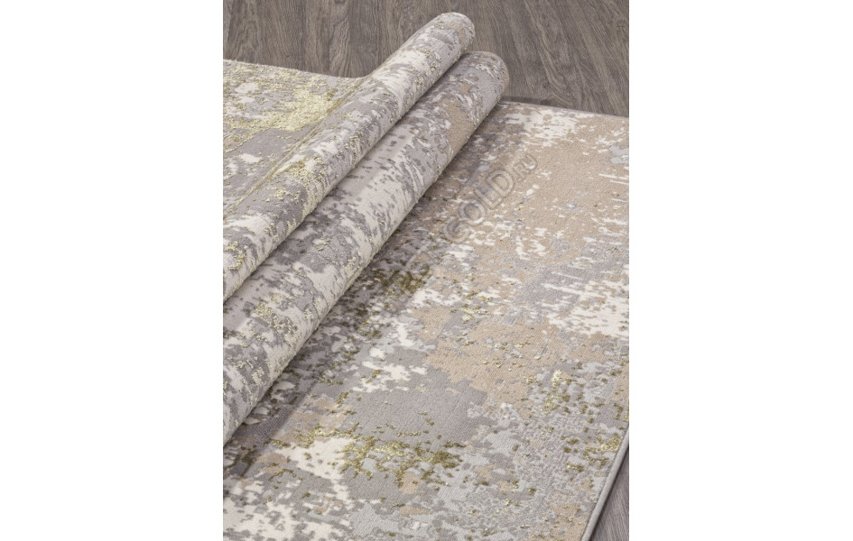 Ковер F163 - CREAM-GREEN - Прямоугольник - коллекция LIMAN