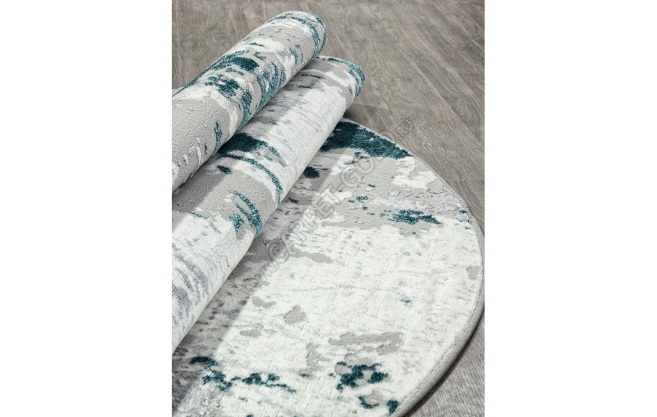 Ковер F285 - GRAY - Овал - коллекция PALERMO