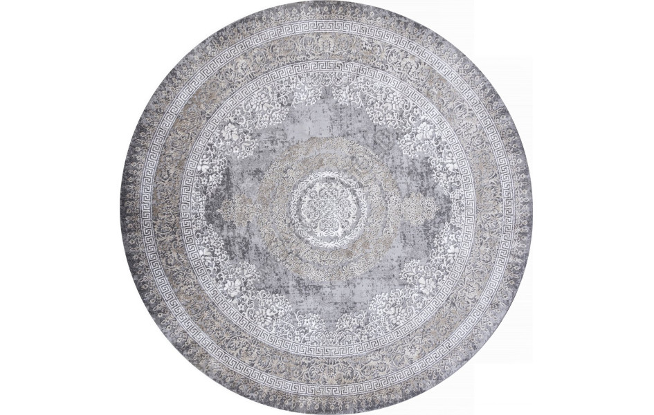 Ковер 04073C - GREY / BROWN - Круг - коллекция ARMINA
