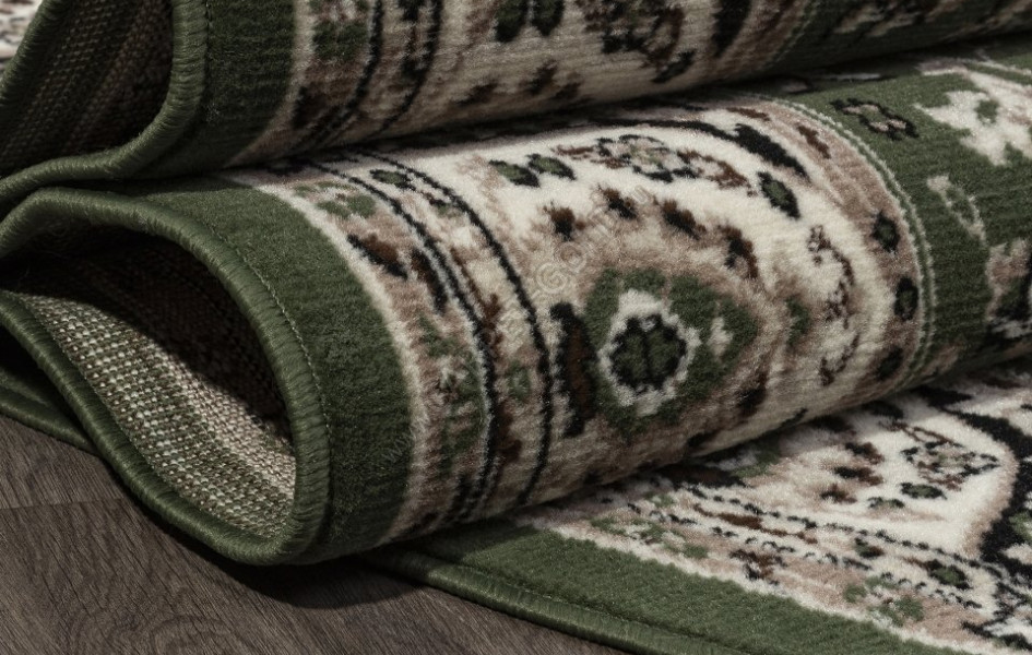 Ковер D409 - GREEN - Овал - коллекция GAVANA