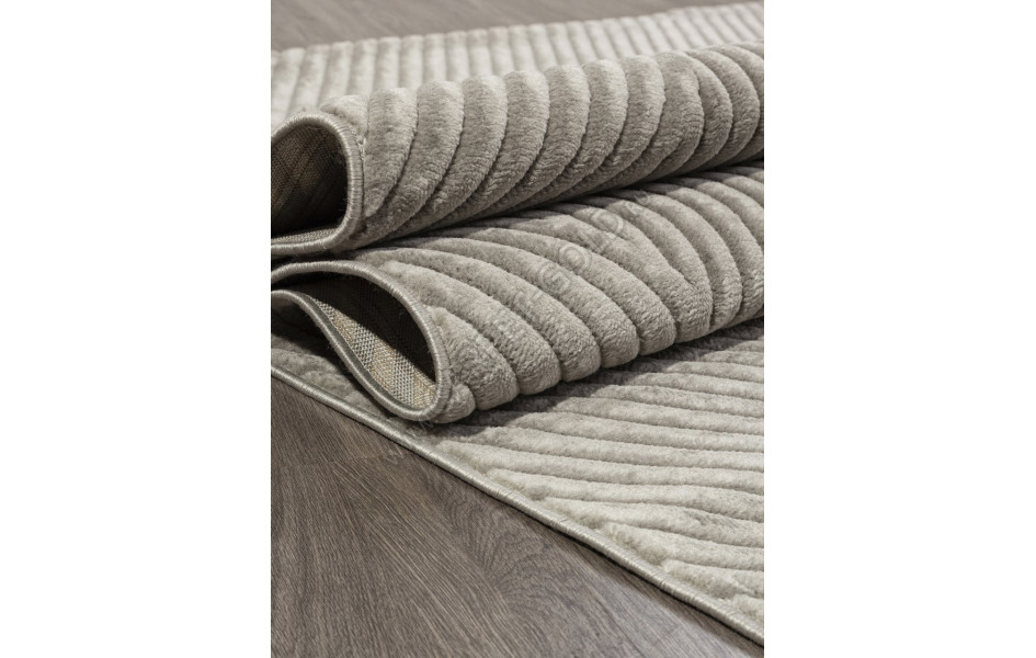 Ковер E132AG - GREY / GREY - Прямоугольник - коллекция JUNO